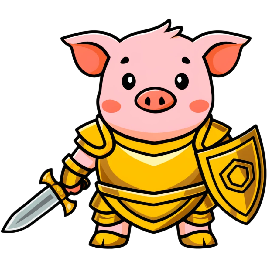 Minecraft Piglin emoji