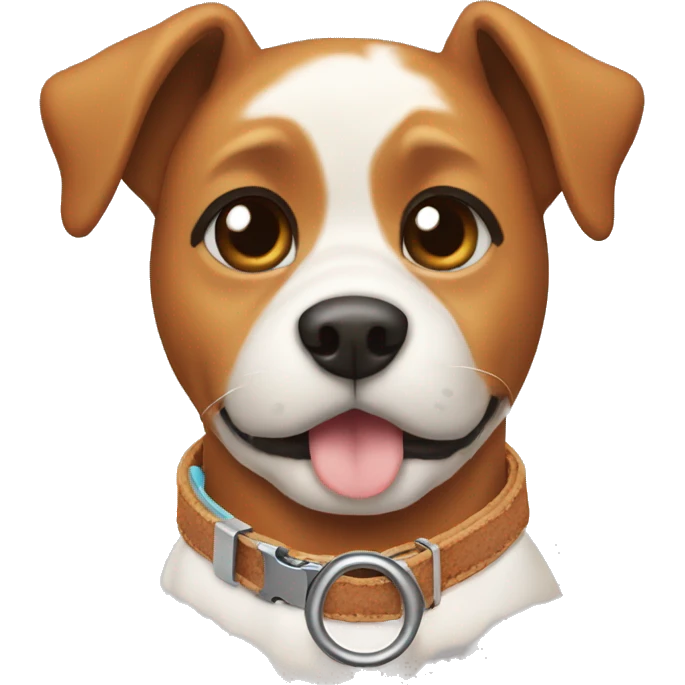 Cinnamon roll with a dog collar emoji