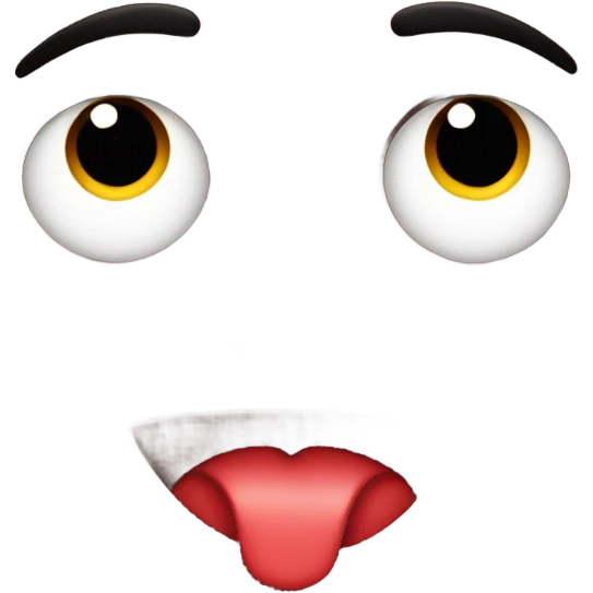 Emoji Face with stars instead of eyes red emoji
