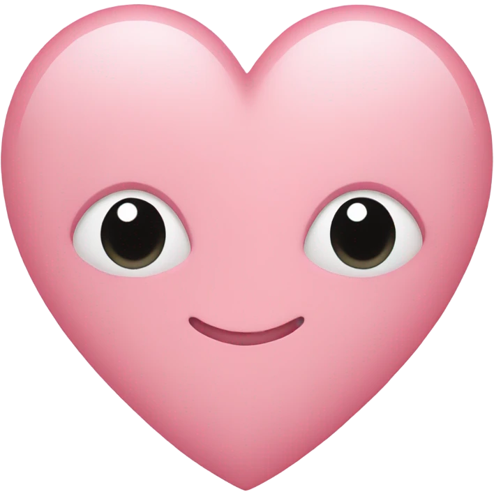 light pink heart emoji