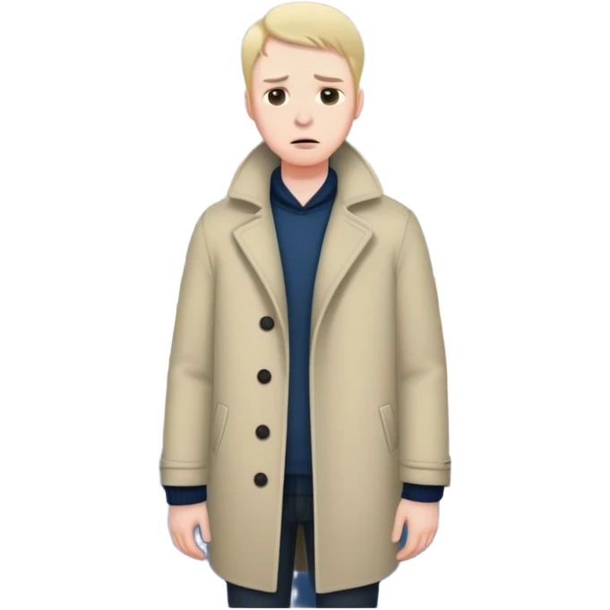 freezing man in bedroom emoji