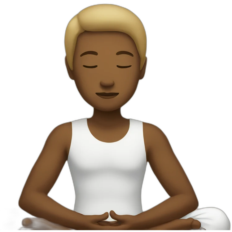 meditation emoji