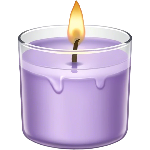  Light purple bath and body works small  lavender  candle emoji