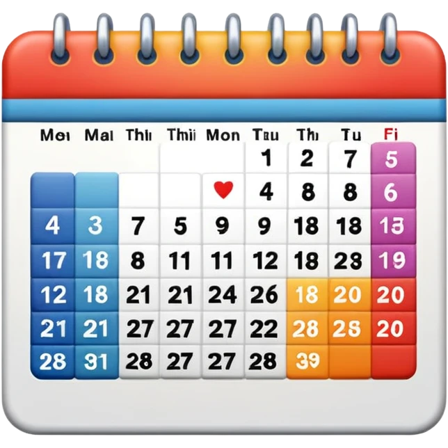 calendar emoji