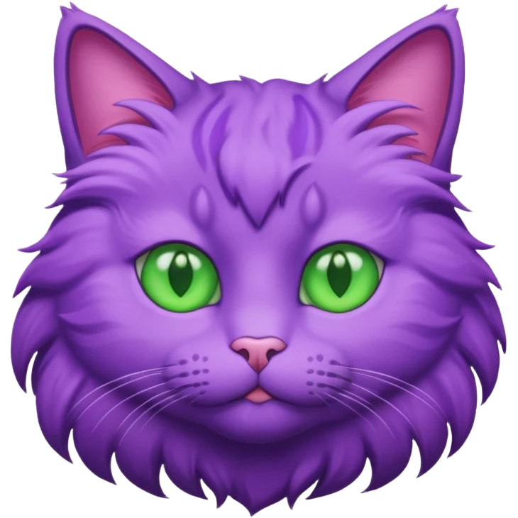 Purple cat emoji