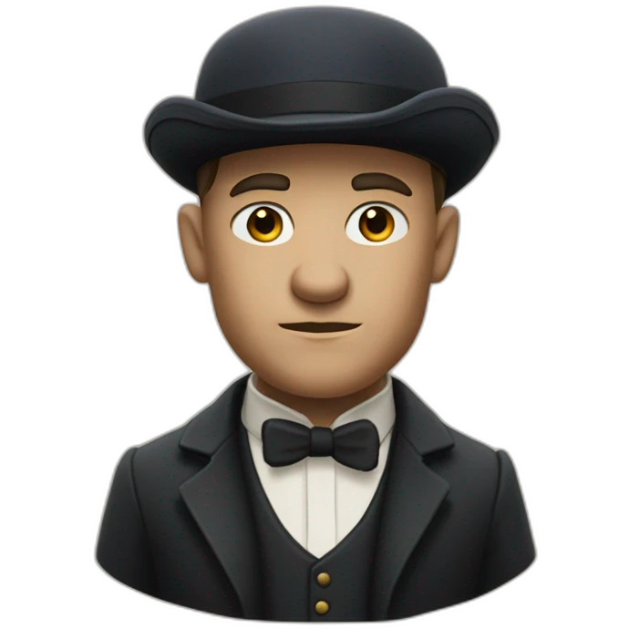 A face of peaky blinders  emoji
