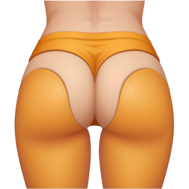 A naked girl butt emoji