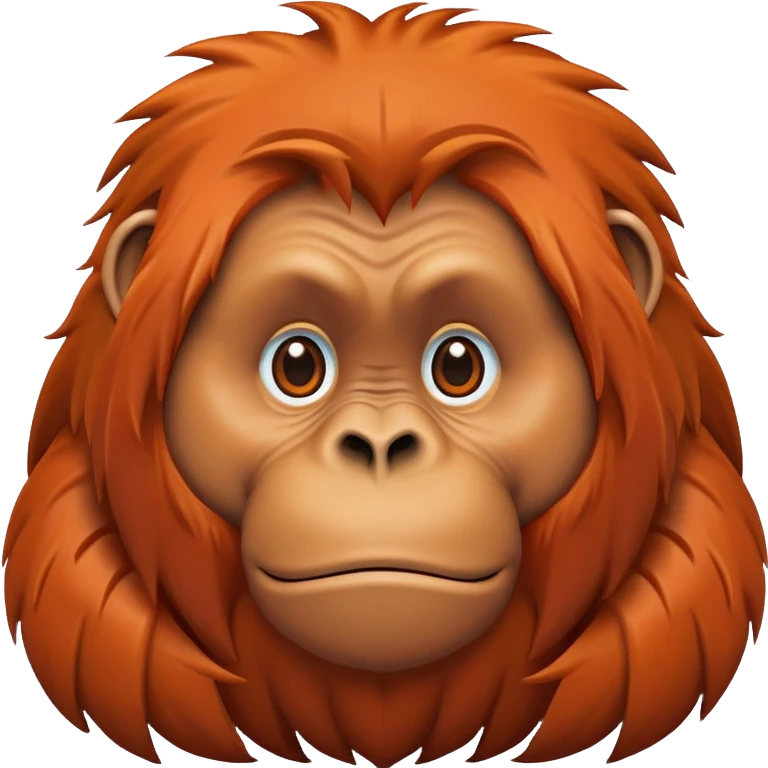 Orangutan’s face which is planning something tricky emoji