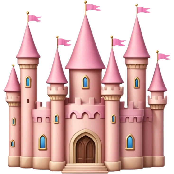 pink castle emoji