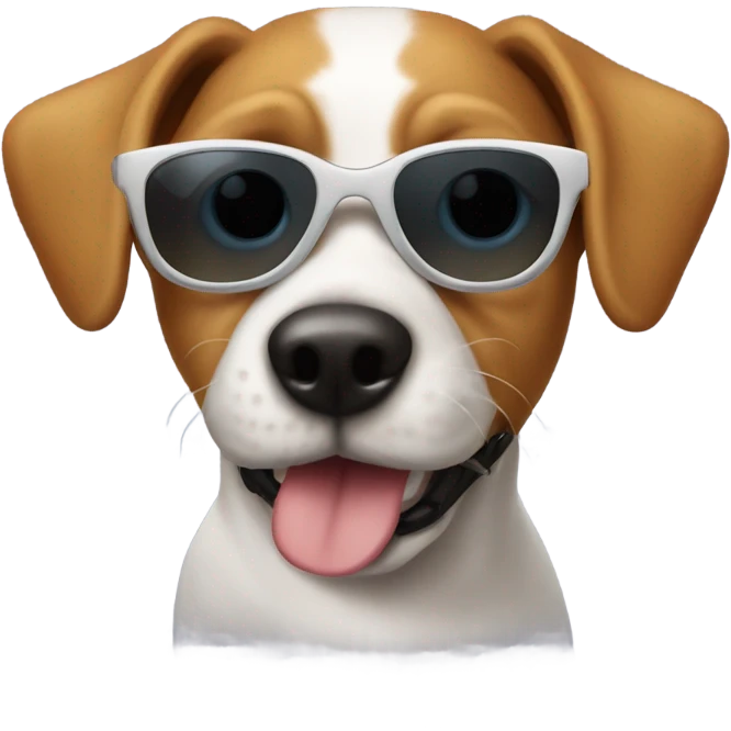 G.s.p. Dog with sunglasses on emoji