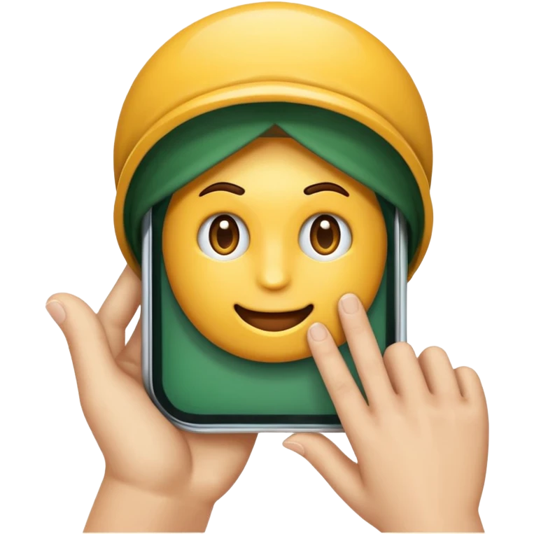 Crea un icono de iPhone WhatsApp que sea haciendo el gesto de meter la nariz por los dedos mientras los dedos hacen un círculo. Así: 👌🏻 emoji