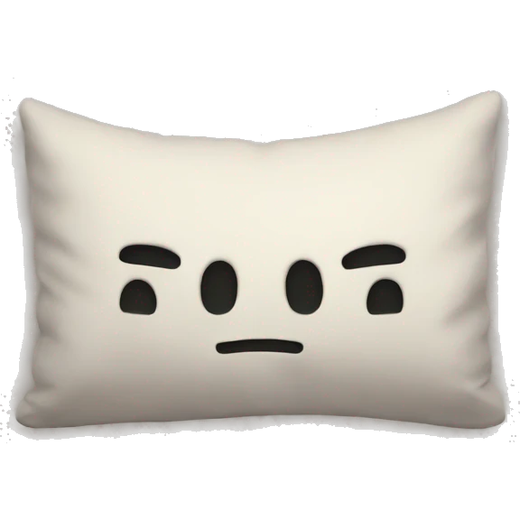cartoon head buried in pillow emoji