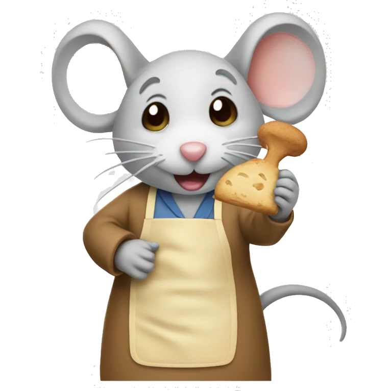 mouse baking emoji