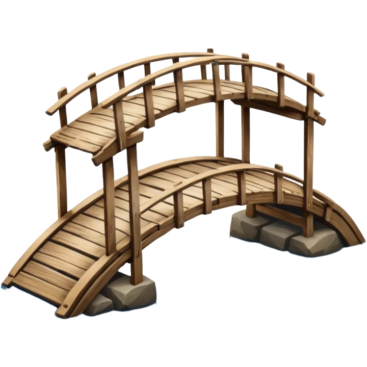 Japanese wooden bridge emoji