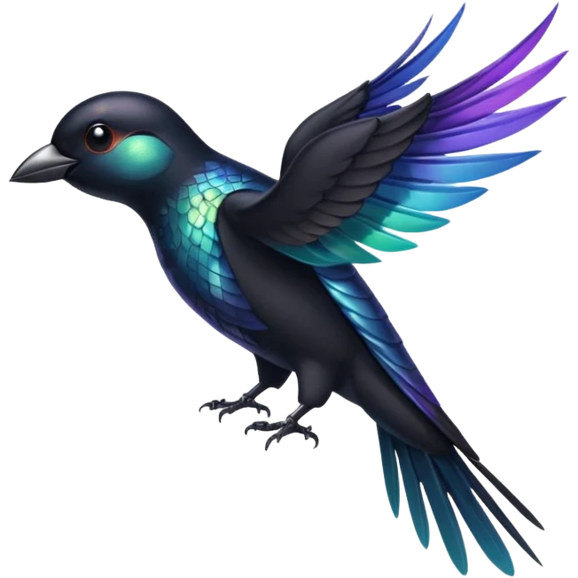 черная ласточка emoji