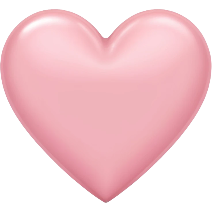 pale pink heart emoji