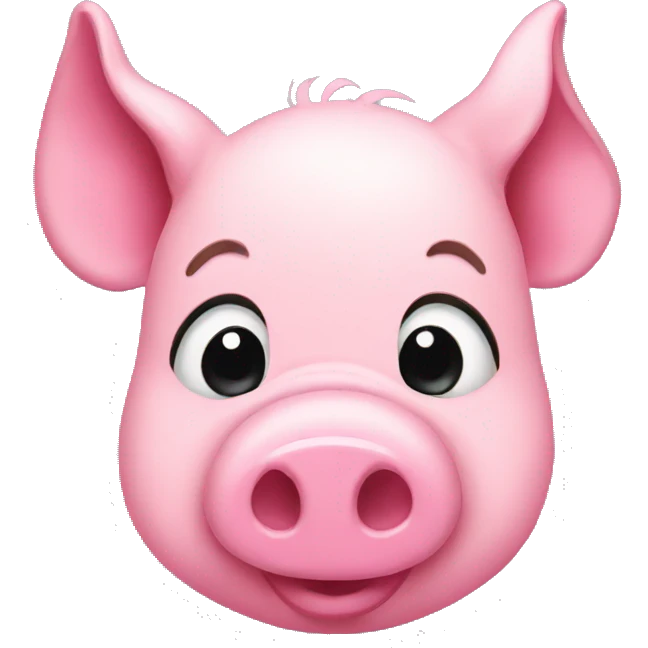 pink pig emoji