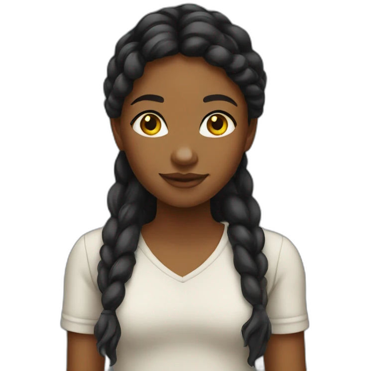 Jamaican girl emoji