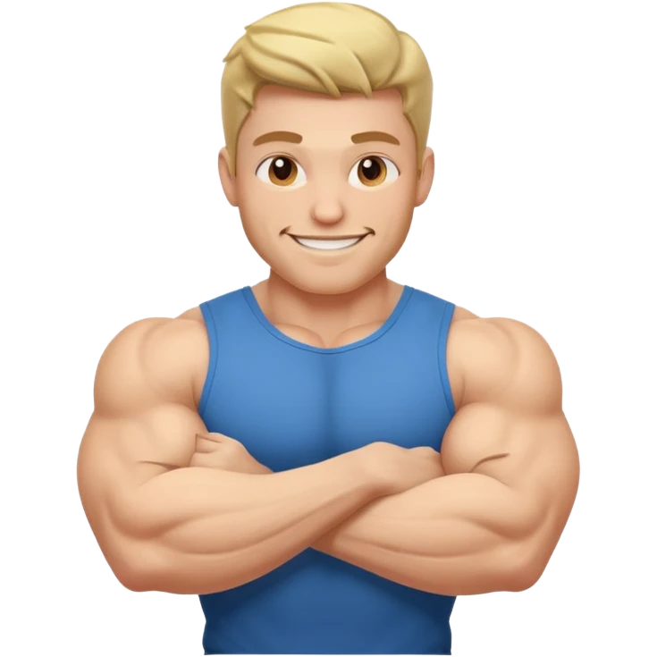 make an emoji of a developer showing bicepts emoji