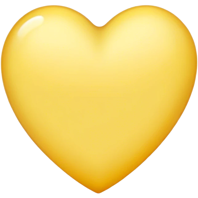 Light yellow heart emoji