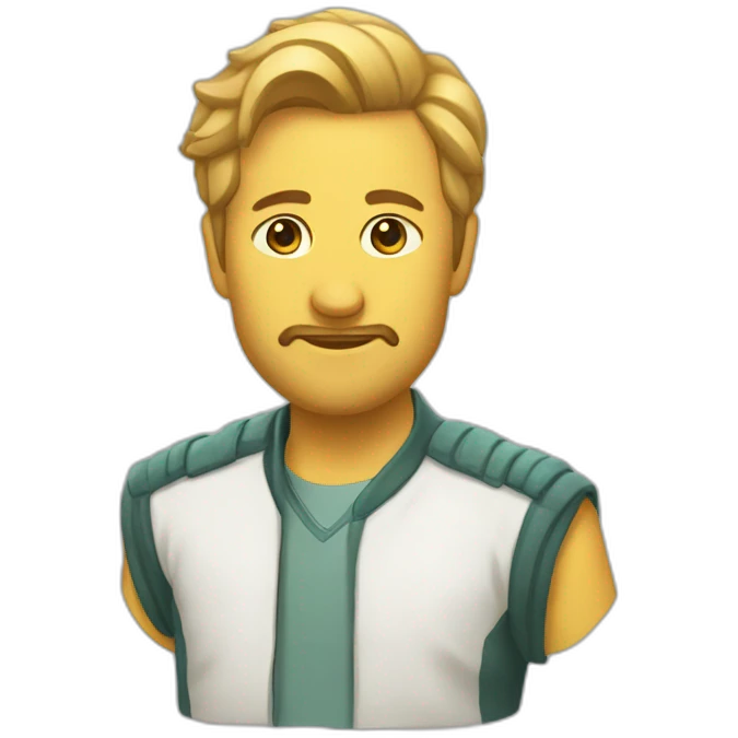 человек задался вопросом emoji