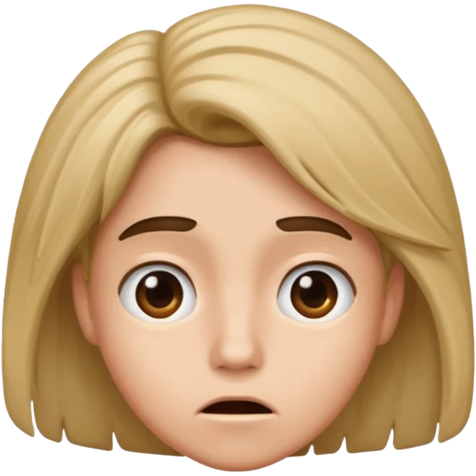 🤨 with hair emoji