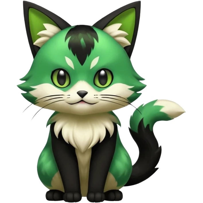 Sprigatito-Meowscarada-Pokémon-Fakémon-animal-fusion (full body) emoji