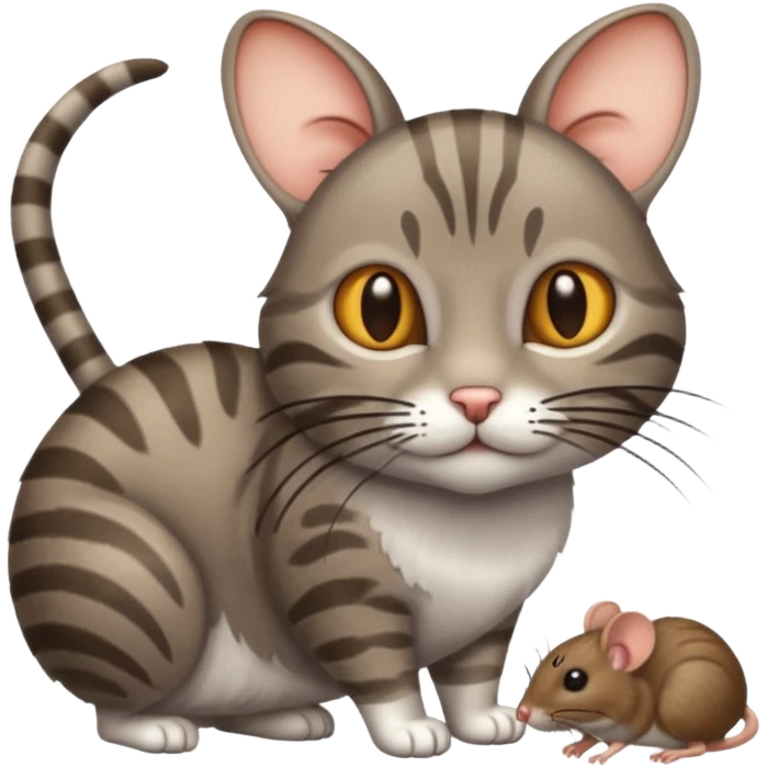 Cat mouse emoji