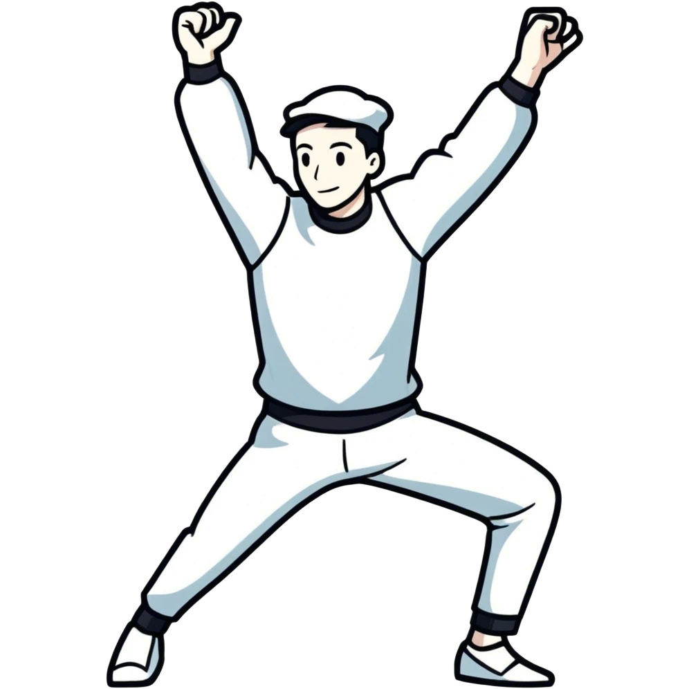 Dancing man emoji
