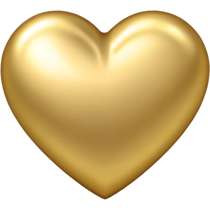 pale golden heart  emoji