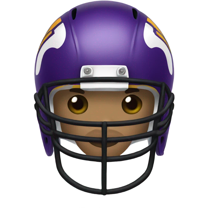 Minnesota Vikings Helmet  emoji