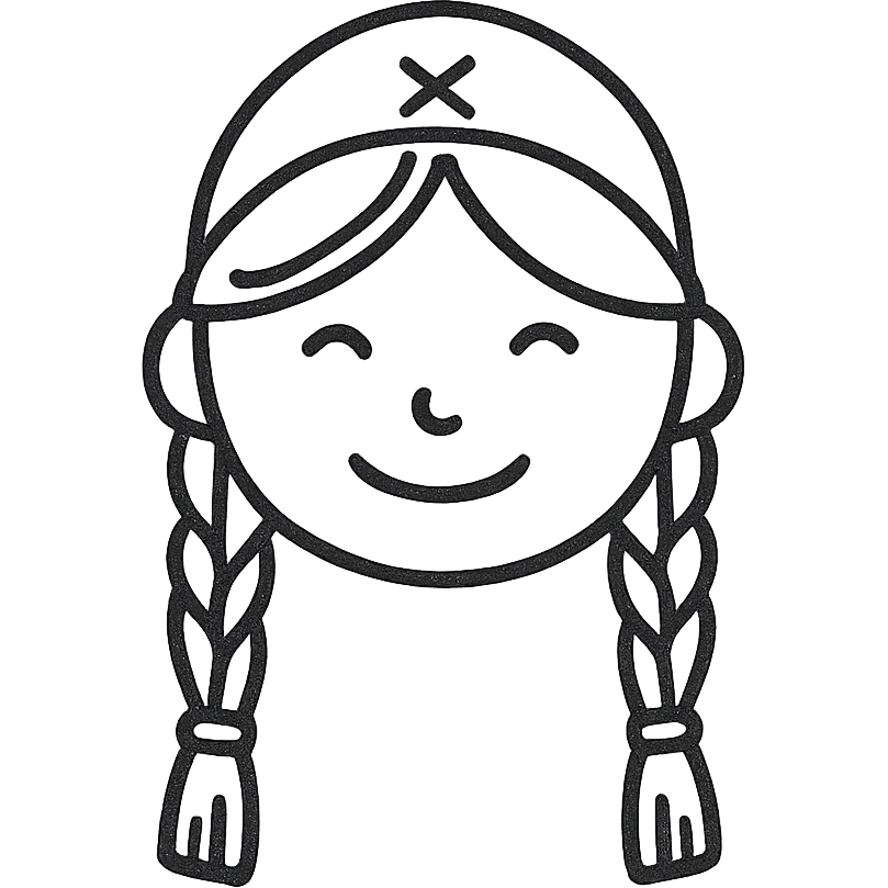 Scandinavian girl emoji