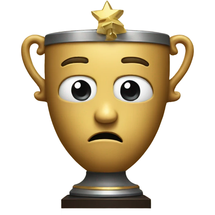 Sad trophy  emoji
