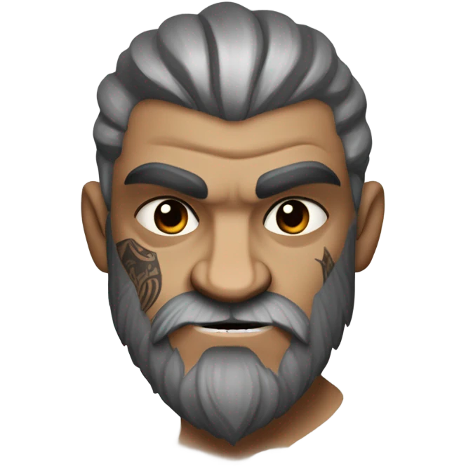 kratos tattoed angry sloth emoji