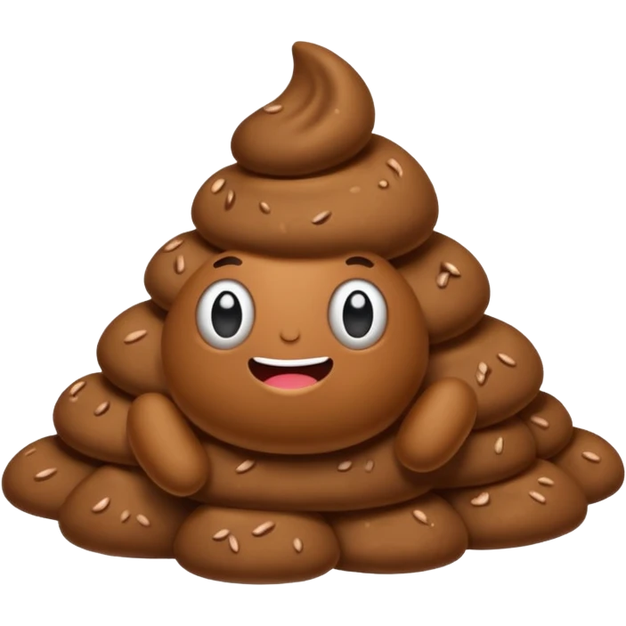 Poop flies emoji
