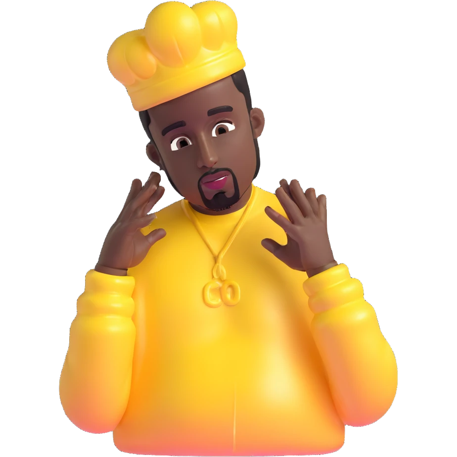 P Diddy with shiny baby oil emoji