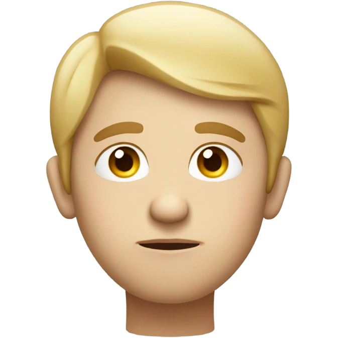 whirte skin person thinking emoji