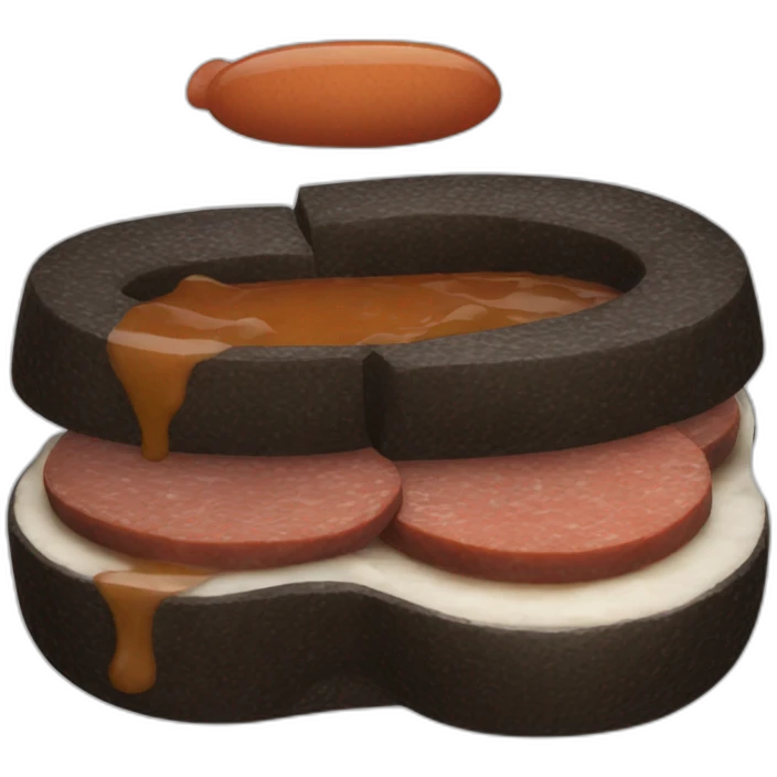 black pudding food emoji