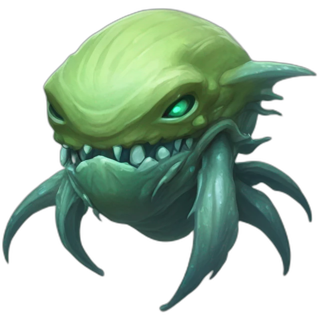 alien sea creature  monster scifi roguelike rpg style inspired by slay thee spire emoji