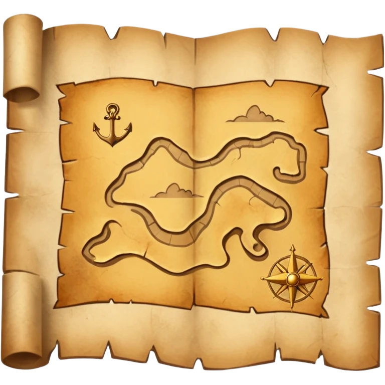 treasure map emoji