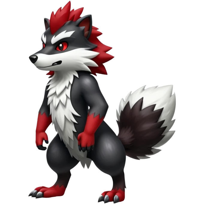 Shiny Obstagoon (full body) emoji