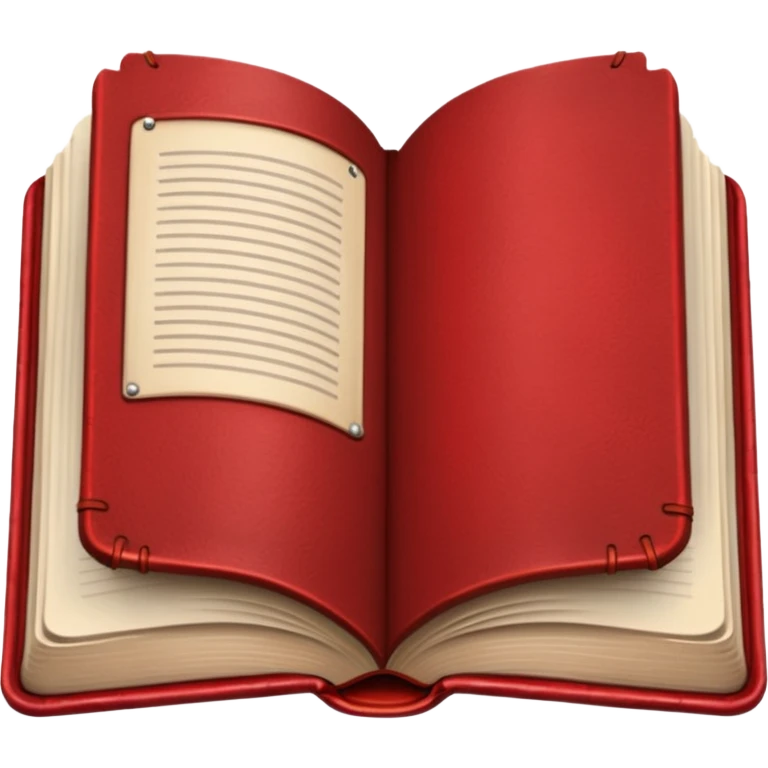 open book with completely red pages emoji