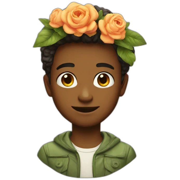 flower boy emoji