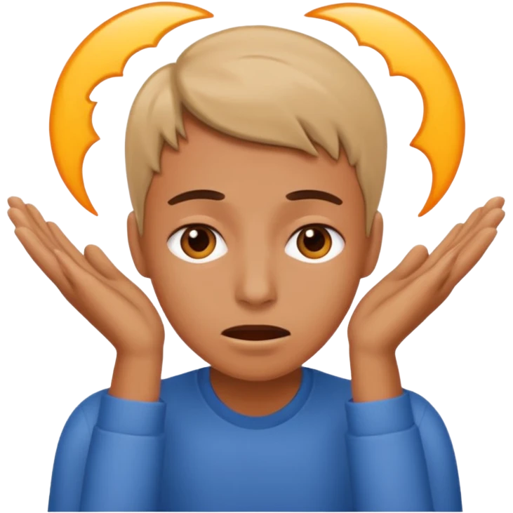 overstimulated emoji