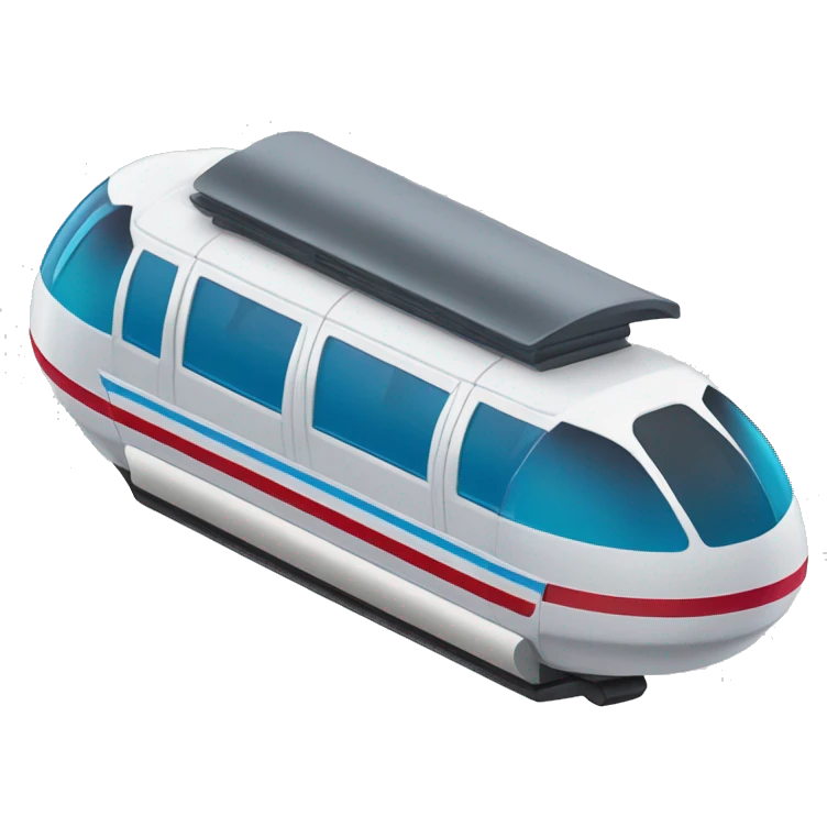 Disney world iconic monorail emoji