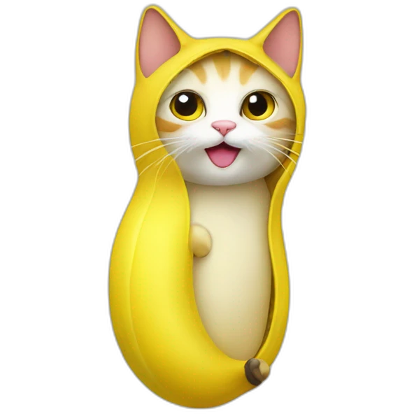 cat in banana suit emoji