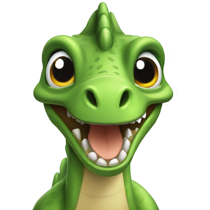 Dinosaur with big ears emoji