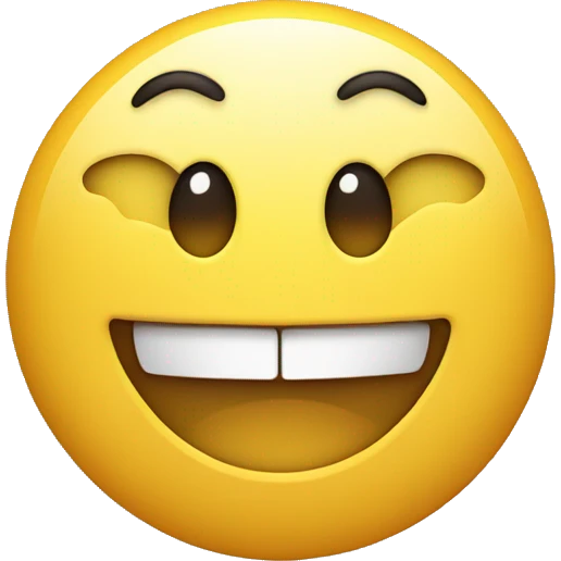 Tightly standing smiley with a happy face, to which an order was awarded emoji
