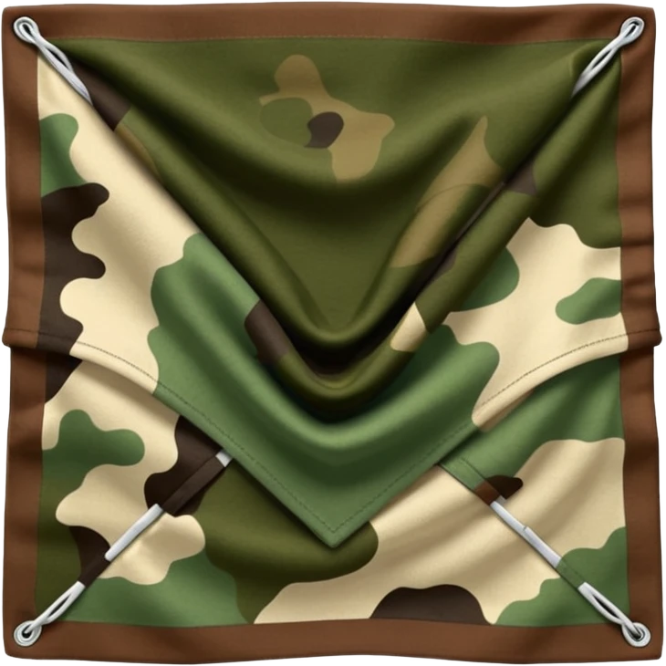 forrest camouflage bandana emoji
