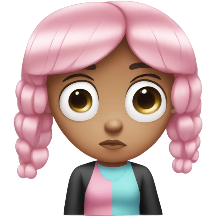 Powerpuff girl bubbles sad emoji
